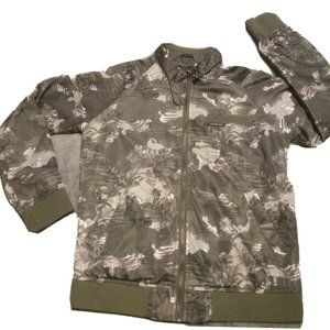 Members Only Girls Boyfriend Bomber Jackets Olive